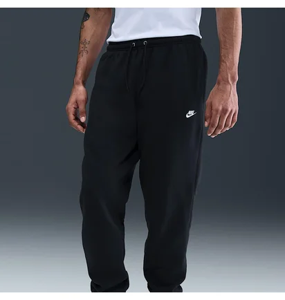 Штани чоловічі Nike Club Cuffed Brushed Fleece Black FN3808-010