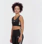 Топ женский Adidas Essentials 3-Stripes Crop Top Black Gs1343