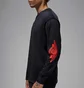Лонгслів чоловічий Air Jordan Air Wsh 85 Ls Crew Black IB3134-010
