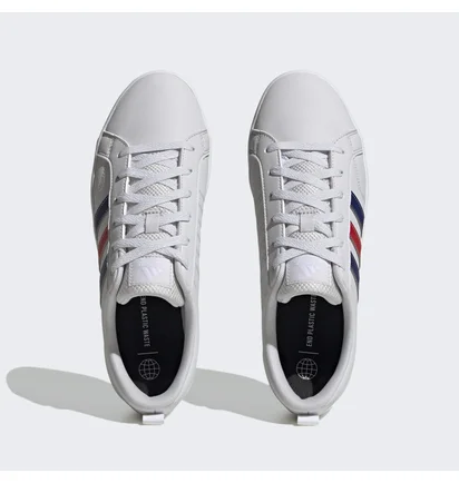 Кроссовки мужские Adidas Vs Pace 2.0 Lifestyle Skateboarding 3-Stripes Branding Synthetic Nubuck Shoes White Hp6013