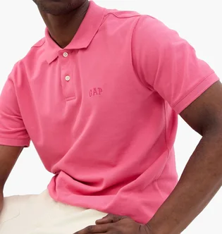 Поло чоловіче Gap F-Logo Regular Fit Pink 586306-01