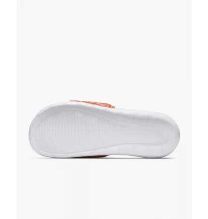 Тапочки жіночі Nike Victori One Slide Print White/Orange Cn9676-800