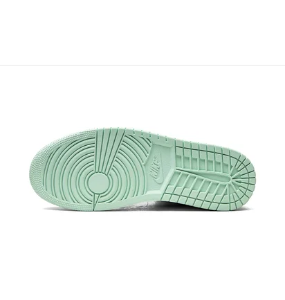 Кроссовки мужские Air Jordan 1 Mid White/Blue 554724-413
