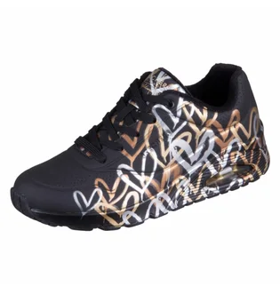 Кроссовки женские Skechers Metallic Love Black 155523-BKGD