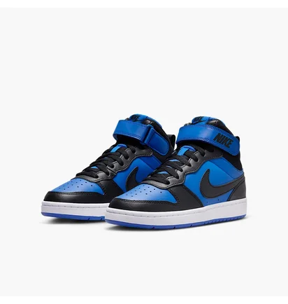 Кроссовки детские Nike Сourt Borough Mid 2 (Gs) Blue/Black CD7782-404