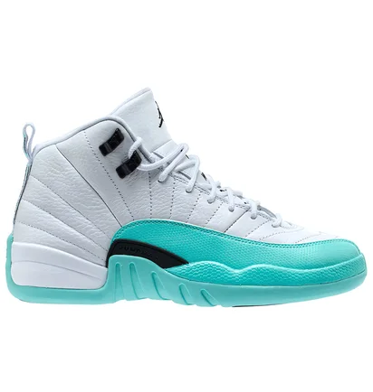 Кросівки дитячі Air Jordan 12 Gs White/Turquoise 510815-100
