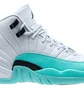 Кросівки дитячі Air Jordan 12 Gs White/Turquoise 510815-100