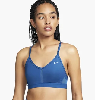 Топ жіночий Nike Padded V-Neck Sports Bra Blue CZ4456-477