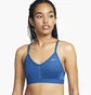 Топ женский Nike Padded V-Neck Sports Bra Blue CZ4456-477