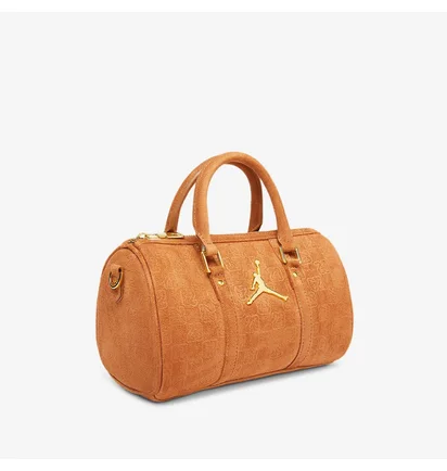 Сумка женская Air Jordan Suede Monogram Mini Duffel (3L) Brown MA9209-X6X