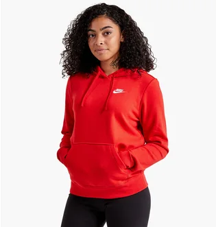 Худи женское Nike Club Fleece Pullover Hoodie Red DQ5793-657