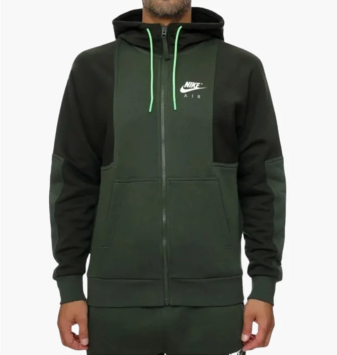 Толстовка мужская Nike Air Erkek Green DX3286-335