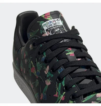 Кросівки жіночі Adidas Stan Smith Wmns Black Floral EE4893