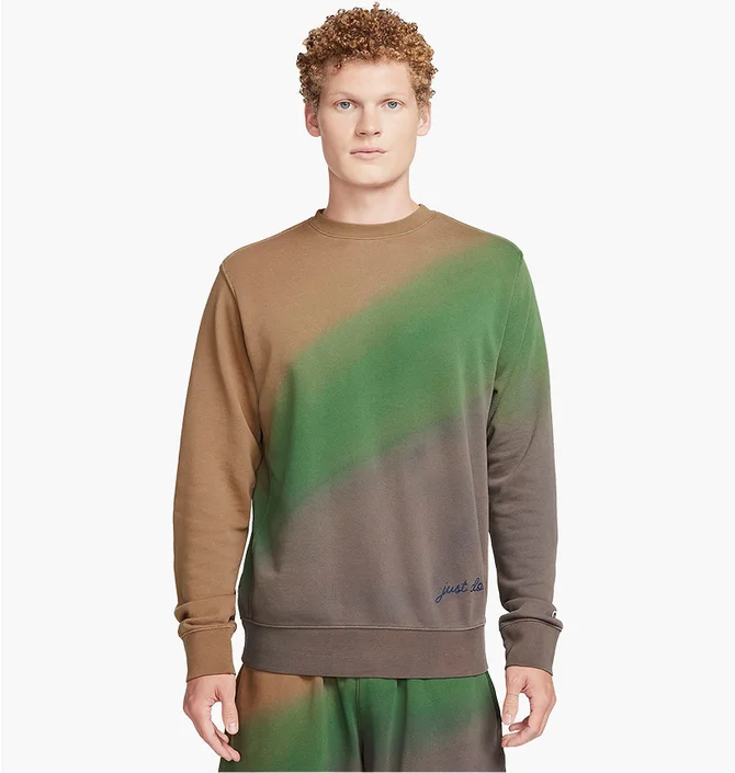 Свитшот мужской Nike Sportswear Club French Terry Crew-Neck Sweatshirt Multi FQ6142-256