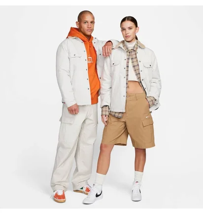 Куртка унісекс Nike Sb Padded Flannel Jacket Beige FQ0512-072