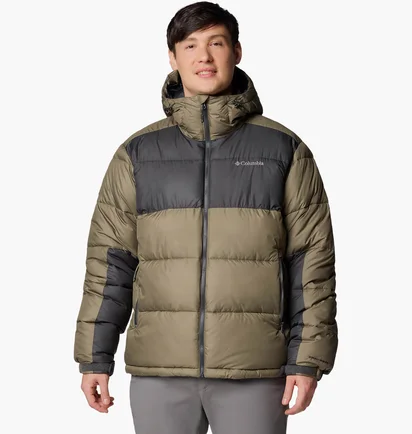 Пуховик мужской Columbia Pike Lake Ii Hooded Green/Black 2050931-399