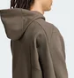Худи мужское Adidas D4T Full-Zip Ho Erkek Sweatshirt Brown IY1133