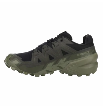 Кроссовки мужские Salomon Speedcross 6 Gtx Trail Running Shoes Black/Olive L47584100