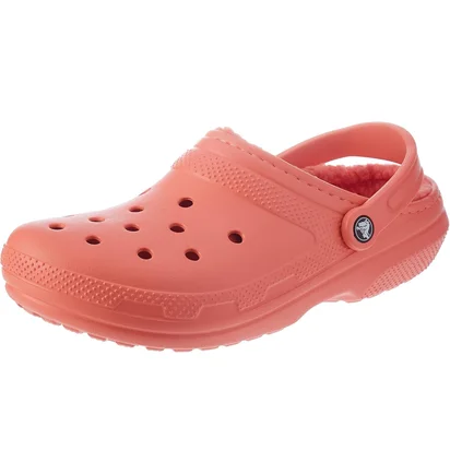 Тапочки женские CROCS Classic Lined Clog Orange 203591-6SL