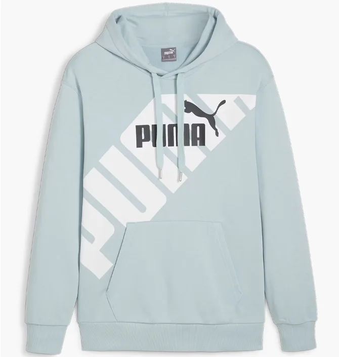 Худи мужское Puma Power Graphic Hoodie Light Blue 678963-22