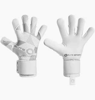 Перчатки вратарские унисекс Elite sport Elite Nobre Art White ELITE-NOBRE