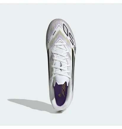 Бутсы унисекс Adidas F50 League White/Grey JI0005