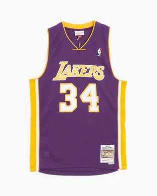Майка чоловіча Mitchell & Ness Nba Swingman Los Angeles Lakers 99-00 Shaquille ONeal Jersey Violet SMJYGS18447-LALPURP99SON
