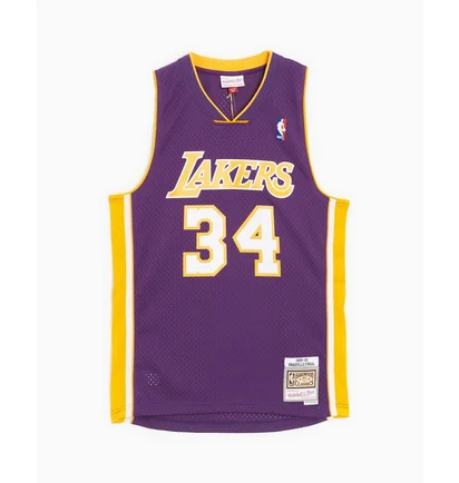 Майка чоловіча Mitchell & Ness Nba Swingman Los Angeles Lakers 99-00 Shaquille ONeal Jersey Violet SMJYGS18447-LALPURP99SON