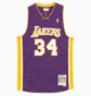 Майка чоловіча Mitchell & Ness Nba Swingman Los Angeles Lakers 99-00 Shaquille ONeal Jersey Violet SMJYGS18447-LALPURP99SON