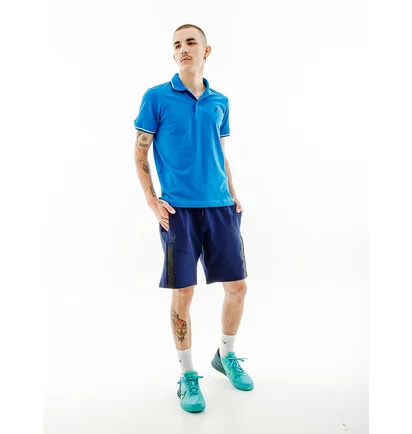 Поло мужское AUSTRALIAN 2-Stripe Pique Polo S-Fit Blue LSUPO0004-335