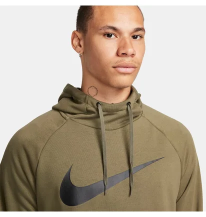 Худи мужское Nike M Dri-Fit Hdie Po Swsh Olive CZ2425-222