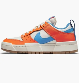 Кросівки жіночі Nike Dunk Low Disrupt Orange/White CK6654-104