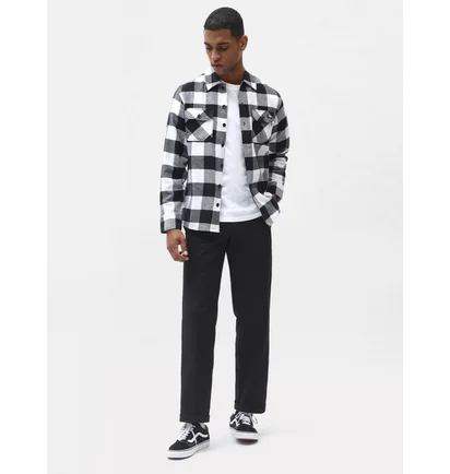 Сорочка чоловіча Dickies New Sacramento Black/White DK0A4XDZBLK1