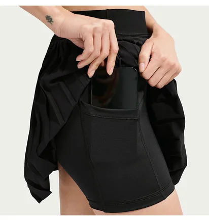 Спідниця жіноча Nike Victory WomenS Dri-Fit High-Waisted Pleated Tennis Skirt Black HV9951-010