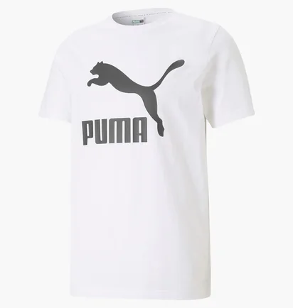 Футболка мужская Puma T-Shirt Classics Logo White 530088-02