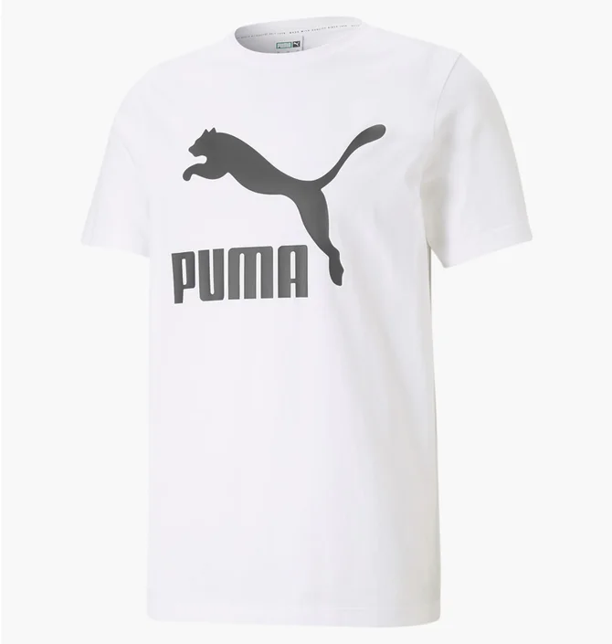 Футболка мужская Puma T-Shirt Classics Logo White 530088-02