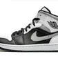 Кроссовки мужские Air Jordan 1 Mid Black/White 554724-073