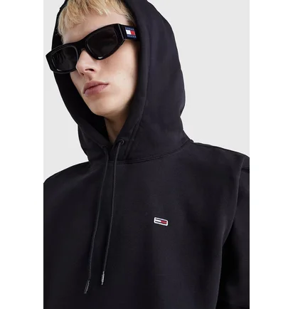 Худі чоловіче Tommy Jeans Tim Regular Fleece Hoodie Black DMODM09593
