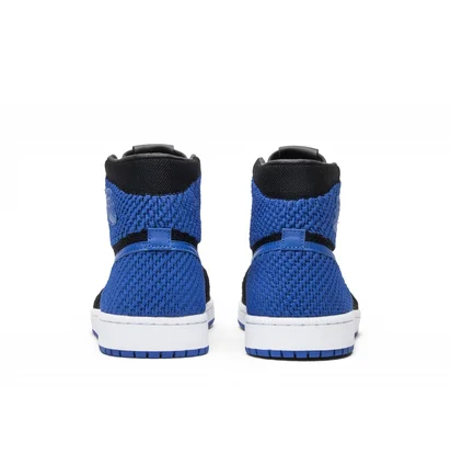 Кроссовки мужские Air Jordan 1 Retro High Og Flyknit Black/Blue 919704-006