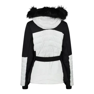 Куртка жіноча CMP Zip Hood Ripstop White/Black 34W4436F-A001