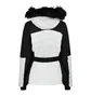 Куртка жіноча CMP Zip Hood Ripstop White/Black 34W4436F-A001