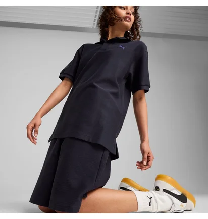 Поло унисекс Puma Premium Ess Relaxed Jacquard Polo Black 629670-16