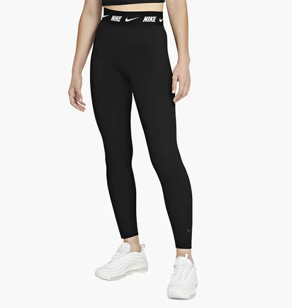 Лосины женские Nike W Nsw Club Hw Lggng Black DM4651-010
