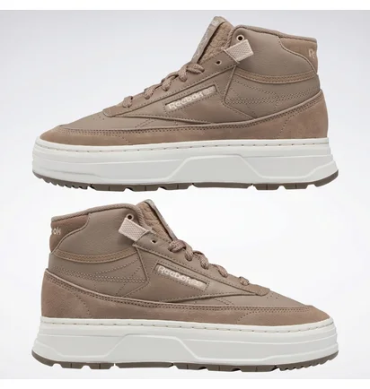 Кроссовки женские Reebok Club C Geo Mid Brown Gv7035