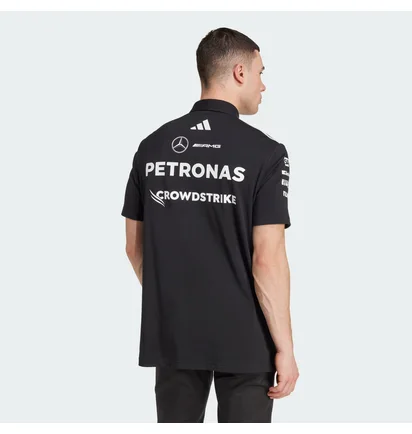 Поло чоловіче Adidas Mercedes - Amg Petronas Formula One Team Black JW5391