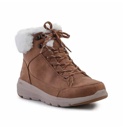 Ботинки женские Skechers Glacial Ultra Cozyly Brown 144178-CSNT