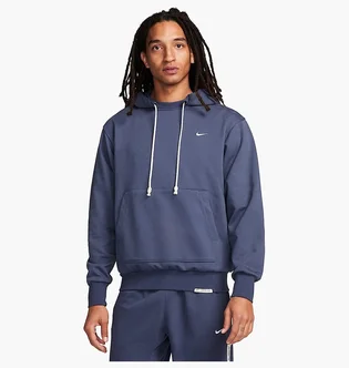 Худи мужское Nike Standard Issue MenS Dri-Fit Pullover Basketball Hoodie Blue DQ5818-437