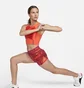 Шорты женские Nike Pro WomenS Mid-Rise 3 Printed Shorts Red FB5457-620