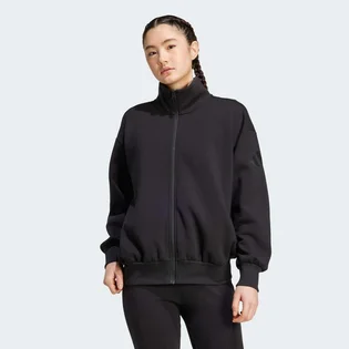 Олімпійка жіноча Adidas All Szn Soft Lux Loose Full-Zip Black JM1658
