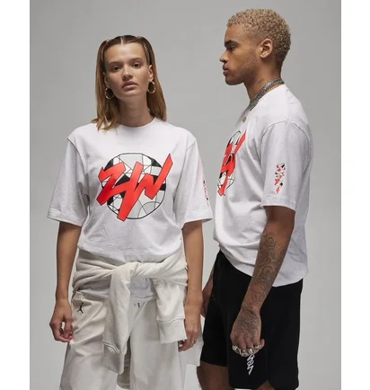 Футболка унисекс Air Jordan Zion T-Shirt White FD2394-051